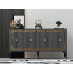 Hanah Home Komoda Nova, Antracit