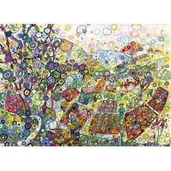 Grafika - Puzzle Sally Rich: Dodelitev države - 500 kosov