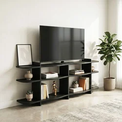 Hanah Home komoda Flusso, 170 cm, crna