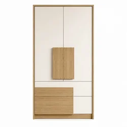 Liven Ormar Christy, 80x52x180 cm, Belo-smeđi