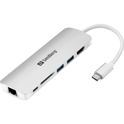 Sandberg USB-C Dock HDMI + LAN + SD + USB, 61W