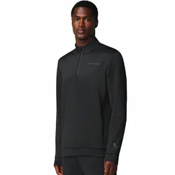 Castore duks Flex 1/4 zip za muškarce, crni