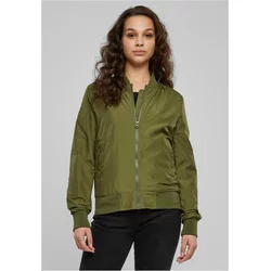 Womens Light Bomber Jacket - Olive