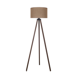 Duolla - Podna lampa 1xE27/60W/230V prečnik 44 cm braon