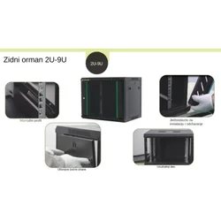 SLT Rek orman 9U 600x450 19 inca