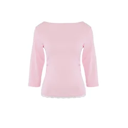 Trendyol Milla ženska majica Twoaw27Ts00003, roze