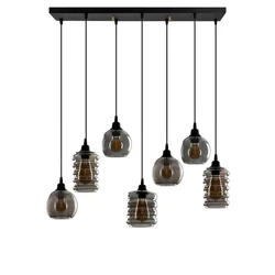 Opviq Luster Smoked 071 Staklo, Crni