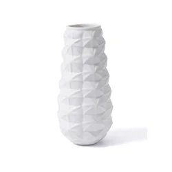 Aberto Design Vaza LCA0031, 22x22x37 cm, Bela