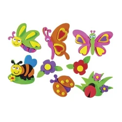 Junior crafty shapes kraft oblici leptirići miks eva pena 8k ( 137321 )