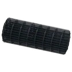 Vidaxl Evropska ograja Siva 0.4 x 10 m PVC prevlečen železo