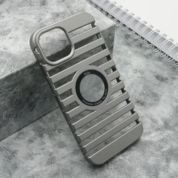 Futrola LINES LOGO CUT za iPhone 15 (6.1) siva