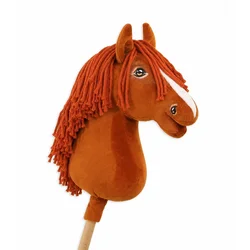 BB Hobby Horse Velik Premium konj s palico - kostanjev A3