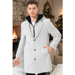 PLT8395 DEWBERRY BATTAL COAT-LIGHT PATTERNED BEIGE