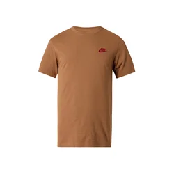 Nike Sportswear Majica CLUB karamel/rdeča
