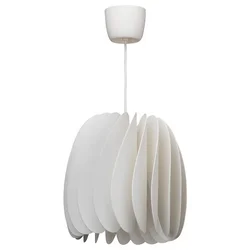 SKYMNINGEN Viseča svetilka, bela, 42 cm