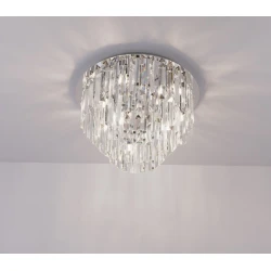 MAXLIGHT C0137 - Plafonsko svetlo MONACO 15xG9/40W/230V prečnika 60 cm hrom
