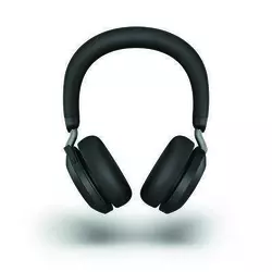 JABRA Bežične slušalice EVOLVE 75 (Crne) USB prijemnik + Bluetooth, do 18 sati, Aktivno poništavanje okolne buke (ANC), 150Hz - 6.8kHz