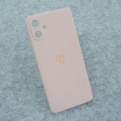 Maska Golden Heartbeat za Samsung A07/ A075F roze