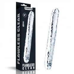 Flawless clear dupli dildo