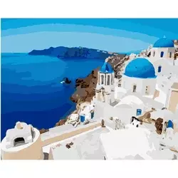 Slika po brojevima Santorini, 40x50 cm