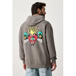 Hurley oversize pulover moški bombažen Etam Psico