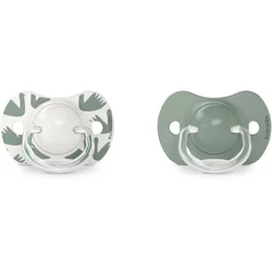 Suavinex Walk 6-18 months green pacifier 2 pieces
