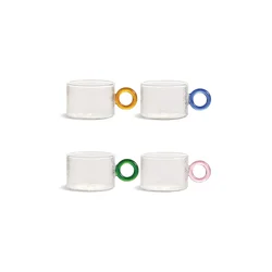&k amsterdam Komplet skodelic chiquito 190 ml 4-pack