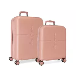 PEPE JEANS set kofera 2/1, powder pink