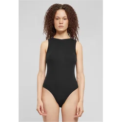 Womens Rib Tank Body - Black