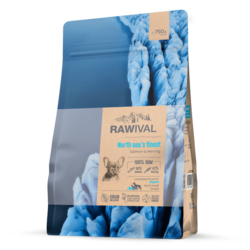 Craftia Rawival Suva hrana za štence patuljastih i malih rasa, sa lososom i haringom, 0.75kg