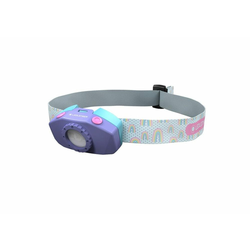 Ledlenser KIDLED2 RAINBOW-LED dečija čelna lampa sa prigušiva funkcijom, LED/1xAAA, IPX4, 40 lm, 20 h, ljubičasta