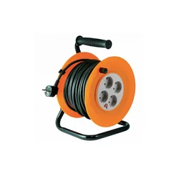 home Motalica za kabel, 25 met., H05VV-F, 3 x 1.0 mm2, IP20 - HJR 4-25