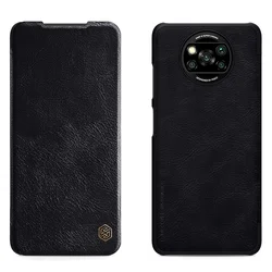 Maska Nillkin Qin za Xiaomi Poco X3 NFC crna