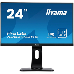 IIYAMA Monitor Prolite, 24 1920x1080, 13cm Height Adj. Stand, Pivot, VA panel, 250cd m2, VGA, DisplayPort, HDMI, 4ms, Speakers (23,6 VIS)