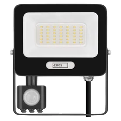 LED reflektor ZS2334B Glaro sa senz. pokreta 30W 3000lm NW crni Emos