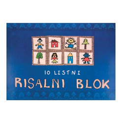 Trdi risalni blok (z elastiko) A3, 10 listov