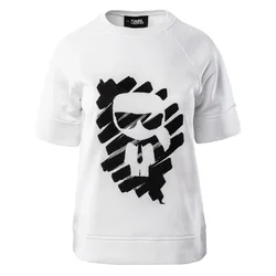 Karl Lagerfeld Ženska majica 211W1825-100, Bela