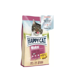 HAPPY CAT Hrana za sterilisane odrasle mačke Minkas Živina, 500g