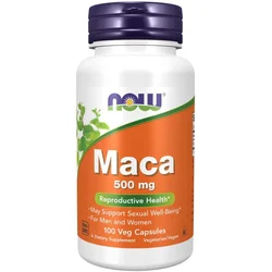 NOW  Maca 500 mg, 100 kapsula