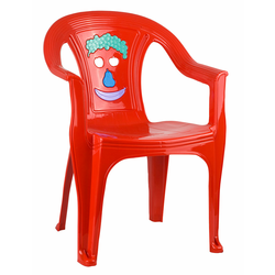 Stolica za decu sa naslonom crvena