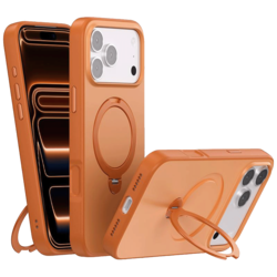 NN-Su Maska sa rot. držačem za iPhone 17 Pro Max,Magsafe,orange - iPhone 17 Pro Max Rotation Holder
