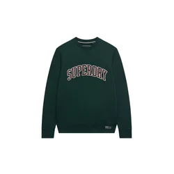 Superdry & Co Majica Athletic kremna/rjava/jelka