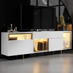 HANAH HOME TV polica Norm White Gold