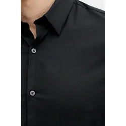 Calvin Klein Srajca Essential LV019EU030 Črna Slim Fit