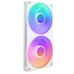 NZXT hladnjak 240 mm F240 ?ednostruki okvir RGB ?ezgro belo PWM, 2.400 obrta?a u minuti, RF-U24Hf-W1