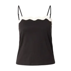 ABOUT YOU Top Roxane črna/bela