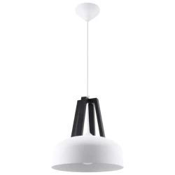 Sollux SL.0387 - Luster na sajli CASCO 1xE27/60W/230V prečnik 30 cm