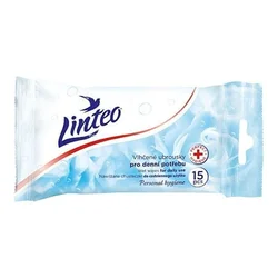 LINTEO Vlažilni robčki za vsakodnevno uporabo - Satin, 15 kosov