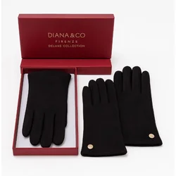 Rokavice LS COLLECTION Diana - črne, v darilni embalaži