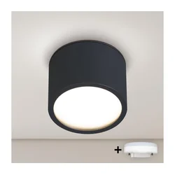 Brilagi - LED RGB prigušiva kupatilska ugradna svetiljka SMOOTH 1xGX53/14W/230V Wi-Fi Tuya crna